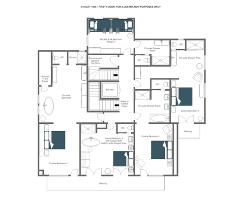 Chalet 1936 Verbier Floor Plan 5